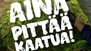 Kaatuminen Kasurilan alam&auml;kipy&ouml;r&auml;ilyss&auml;! @VesterisTeemu 
