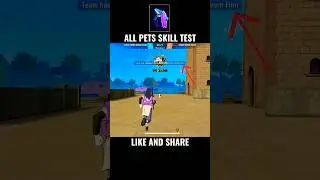 ALL PETS SKILL TEST AFTER OB50 (PART-1) || #shorts #ffmax #ff #ob50 #all #pets #skill #test #part1
