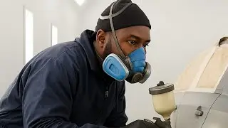 Live Auto Painting Session &ndash; Professional and Safe Work Process