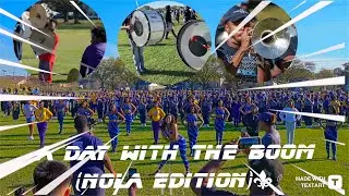 A DAY WITH THE BOOM(NOLA EDITION)⚜️💙🤍🔥