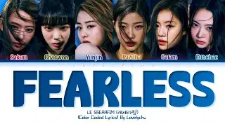 LE SSERAFIM (르세라핌) 'Fearless' | Legendado/Tradu&ccedil;&atilde;o PT-BR (Color Coded Lyrics)