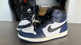Обзор Air Jordan 1 Midnight Navy On Feet