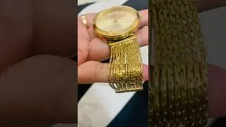 Fastrack watch for women || Birthday gift 🎁 #watch #partywear #gold #shorts #svikn #youtubeshort
