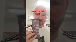 insect protein shake 😋 💪 #food #fun #funwithfood #protein