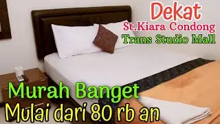 Penginapan Paling murah di Sekitar St. Kiara condong Bandung || Bantal Guling Trans Bandung