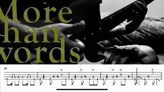 [Bass TAB] more than words/羊文学/『呪術廻戦』第2期「渋谷事変」ED