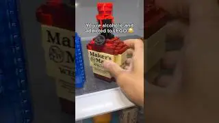 You&rsquo;re alcoholic and addicted to LEGO😂 #lego #liquorbrickset