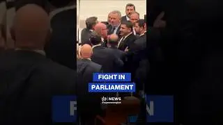 Fight breaks out between Turkish MPs during 2026 budget session