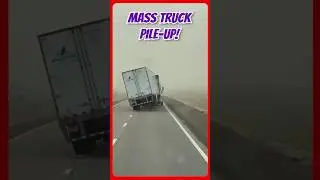 🔴 85 MPH Winds Flip Semis In Amarillo, TX🚚