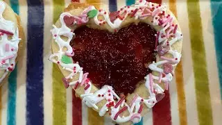 Heart Shaped Butter Cookie from The Unofficial Disney Parks Holiday cookbook
