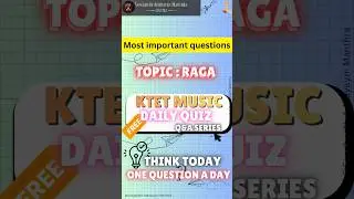 ktet music | important questions| @SangheethAdhyayanManthra #shorts #ktetexam