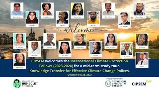 Mid-term study tour for the International Climate Protection Fellows.