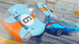 FORD GT Demolition Derby In Wreckfest! Millions Of $$$ In Damage! - Wreckfest