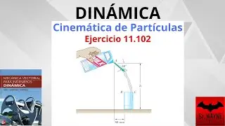 DINÁMICA: Cinemática de Partículas | Ejercicio 11.102 Beer and Johnston 9ed.