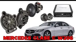 MERCEDES CLASE C W206 2024: Mejoramos el sonido GLADEN AUDIO GENERIC Y MOSCONI PICO 8 / 10 DSP