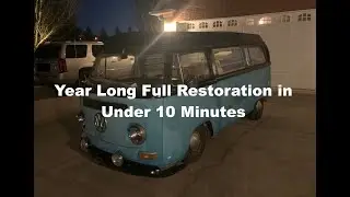 1969 VW Type 2 Westfalia Camper Bus Restoration Start to Finish