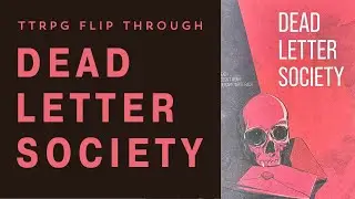TTRPG Flip Through #13: Dead Letter Society #ttrpg #duetrpg #vampire #flipthrough #letterwriting