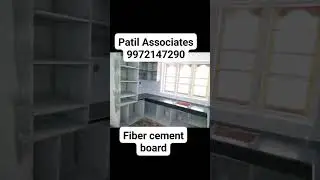 fiber cement board 18mm used for shelves and cupboard in house school shop