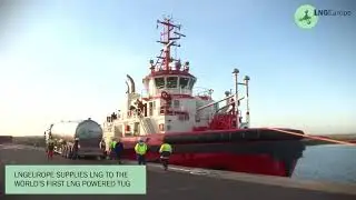LNG bunkering operation from Truck to Ship