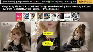 Shuga Fairy 1/4 BJD Doll: Sweetheart Girly Face & Meat Legs #BJDDoll
