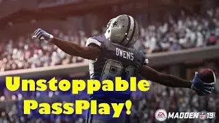 Best Pass Play| Madden 19| Unstoppable Money Play| Easy Touchdowns