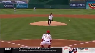 Dr. Fauci&rsquo;s First Pitch | Yankees vs. Nationals