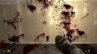 Fully Dynamic Animated Blood mod explosion damage and ceiling dripping (Garry's Mod)