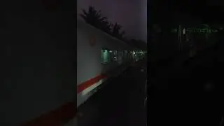 KA 209F Banyubiru bersilang KA 234 Matarmaja di Stasiun Padas.