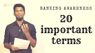 20 Important banking terms in 10 minutes | banking awareness | Mr.Jackson