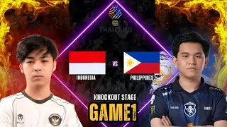PHILIPPINES vs INDONESIA GAME 1 SEA GAMES 33 THAILAND Men&rsquo;s  Knockout Stage | PHI vs INA