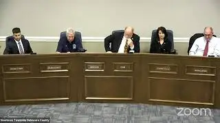 Newtown Township Board of Supervisors October 25, 2021