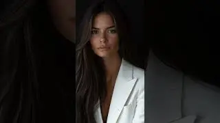 Velvet Silence &ndash; Minimalist Portrait of Elegance and Stillness