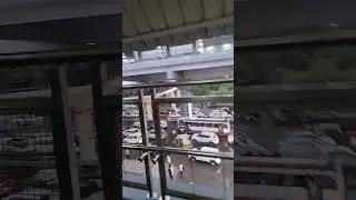 sikanderpur metro station after rain 14/07/2025
