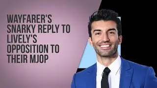 Wayfarer's snarky reply to Lively's opposition to their MJOP