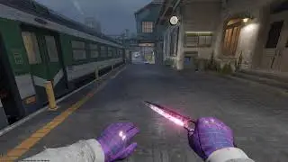 Skeleton Knife Doppler P2 + Imperial Plaid