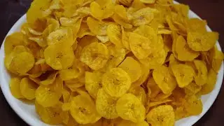 நேந்திரம் சிப்ஸ் மொறுமொறுனு👌 ஈஸியா செய்வது எப்படி | Nenthiram chips in Tamil | Banana Chips in Tamil