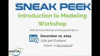 Sneak Peek - Introduction to Modeling Workshop (Dec 2024)
