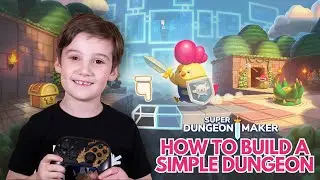 Super Dungeon Maker - How to Build a Simple Dungeon (Halloween edition) Tutorial