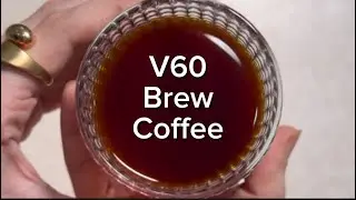 V60 Pour Over Coffee ☕ | Ambient ASMR Brewing (Top View)