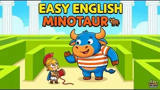 What Is the Minotaur? 🐂🏛️ | Easy English Myth for Beginners