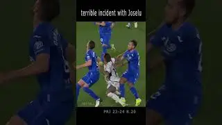 Terrible incident with Joselu