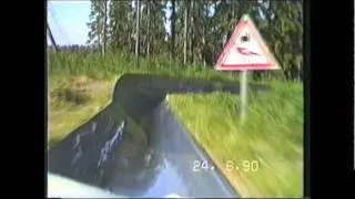 Vuokatin kesäkelkka Mäki 1990. Super Summer Slide. Something different