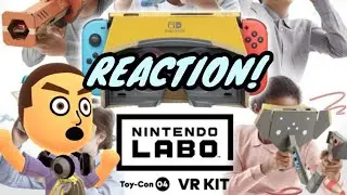 Nintendo Labo VR Kit Trailer Reaction!