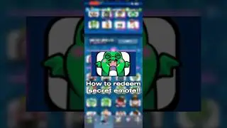 RARE SECRET CLASH EMOTE!! #clashroyale #emote #redeemcode #code #babydragon #secret