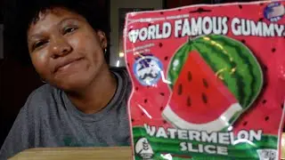 ASMR Eat A Giant Gummy With Me