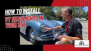 Installing Vintage Trader LED Headlights in a Porsche 356