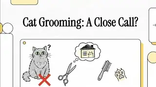 Cat Grooming Safety Restraint and 3mm Cut 예약후