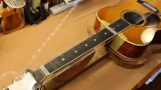 Checking neck angle and straightness for neck reset on Greven The Oshio OM-42