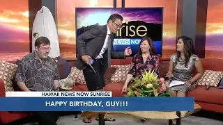 Happy Birthday to our HNN Sunrise Weather Anchor, Guy Hagi