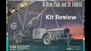 135 Das Werk 8.8cm Flak auf 9t Vomag Kit Review
